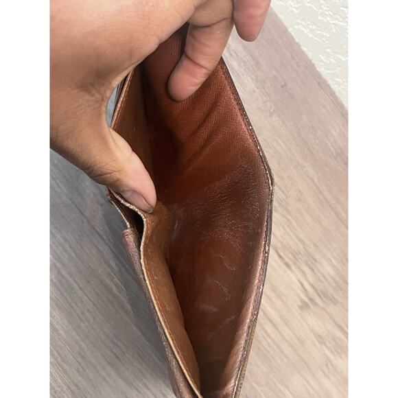 Louis Vuitton Men's Checkered Leather Bifold Wallet LV Monogram - Picture 4 of 8